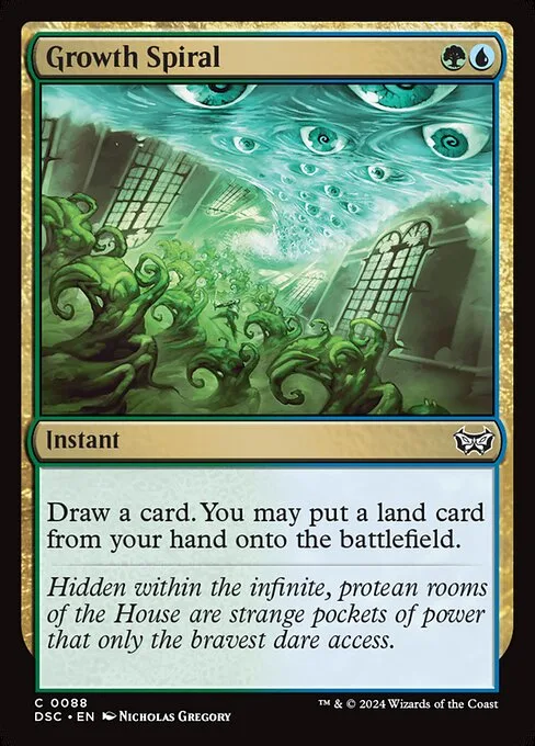 Growth Spiral · Duskmourn: House of Horror Commander 88/373