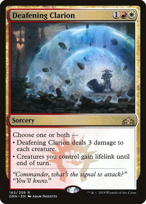 Deafening Clarion · Guilds of Ravnica 165/273