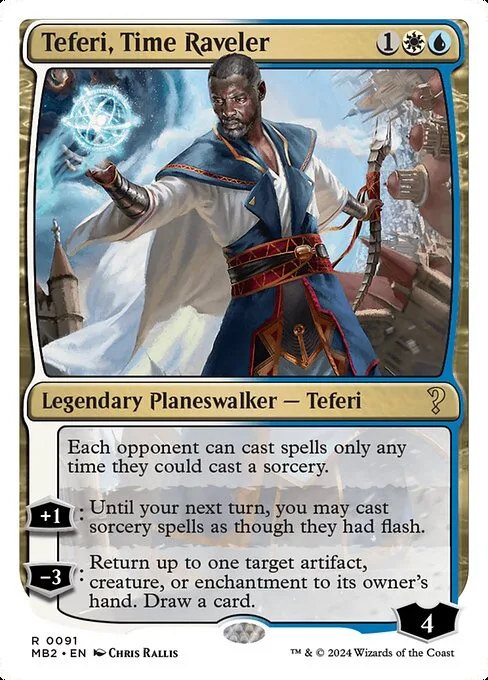 Teferi, Time Raveler · Mystery Booster 2 91/385