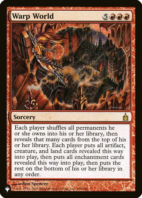Warp World · The List RAV-150/5050