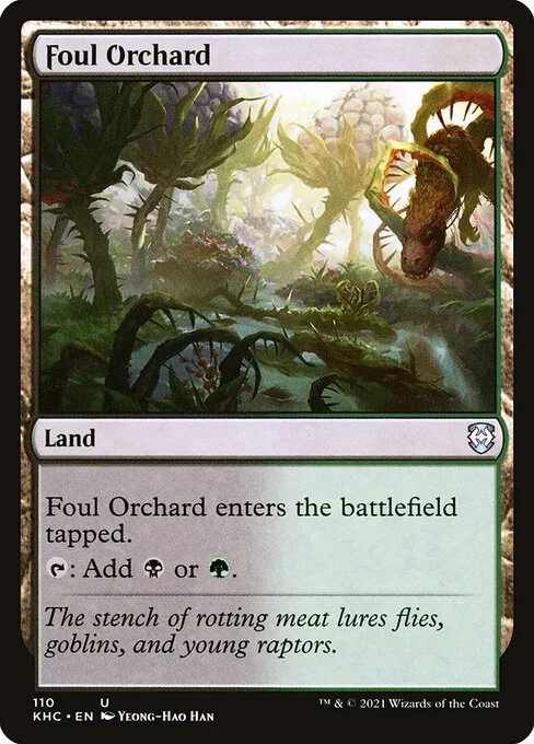 Foul Orchard · Kaldheim Commander 110/119