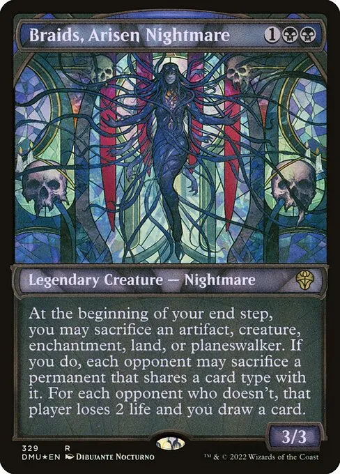 Braids, Arisen Nightmare · Dominaria United 329/453
