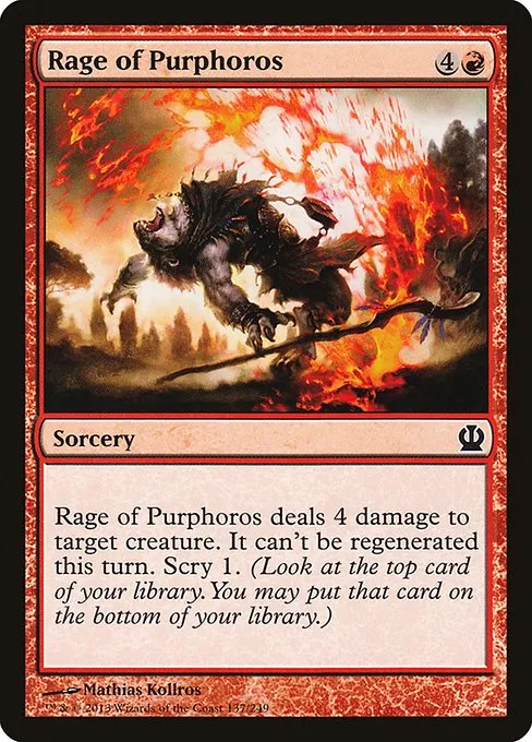 Rage of Purphoros · Theros 137/249
