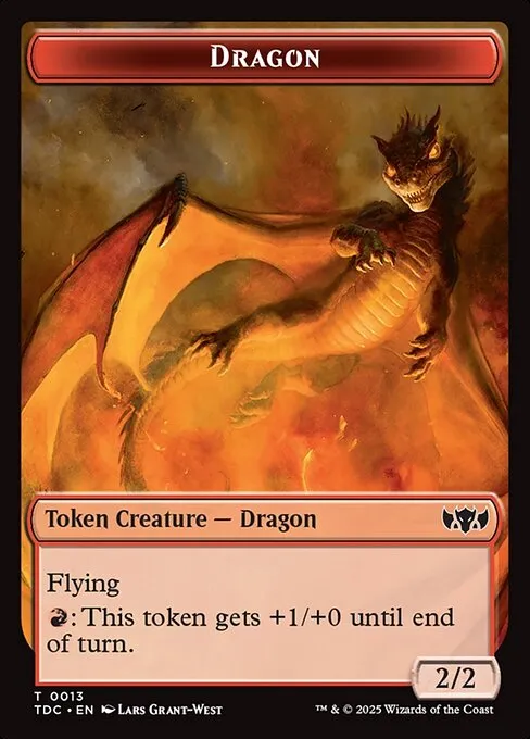 Dragon · Tarkir: Dragonstorm Commander Tokens 13/34