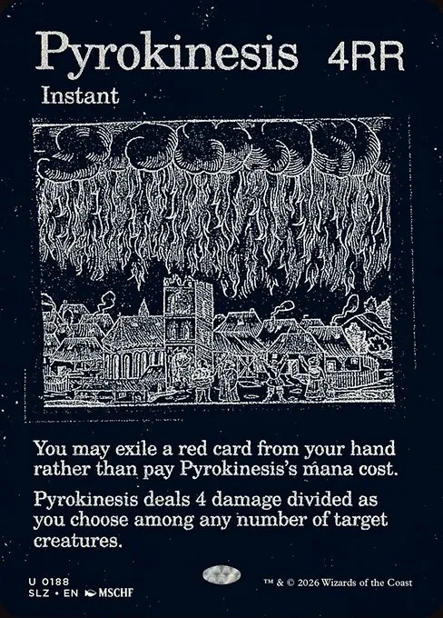 Pyrokinesis · The Zeta Set 188/21