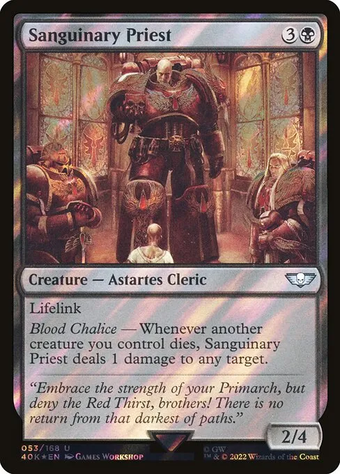 Sanguinary Priest · Warhammer 40,000 Commander 53★/617