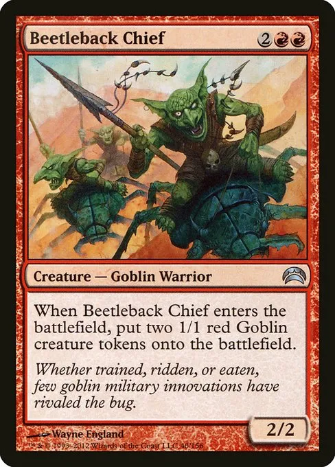Beetleback Chief · Planechase 2012 40/156