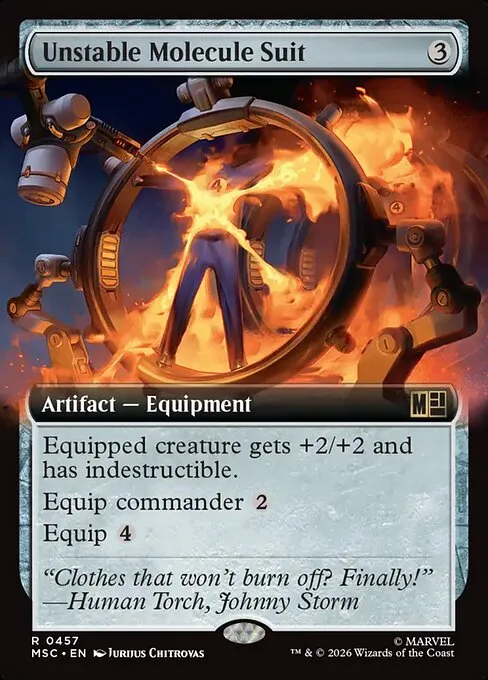Unstable Molecule Suit · Marvel Super Heroes Commander 457/9