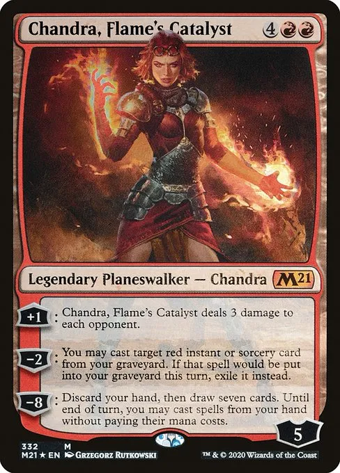 Chandra, Flame's Catalyst · Core Set 2021 332/397