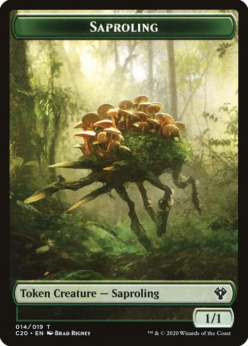 Saproling · Commander 2020 Tokens 14/20