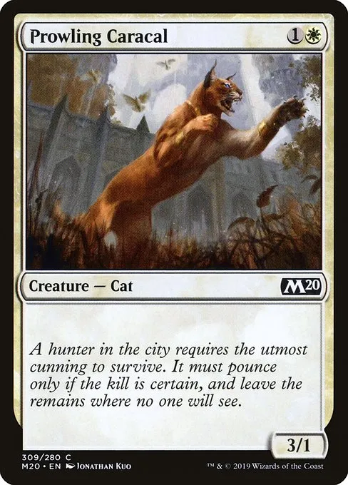 Prowling Caracal · Core Set 2020 309/346