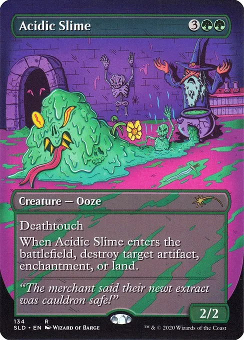 Acidic Slime · Secret Lair Drop 134/2547