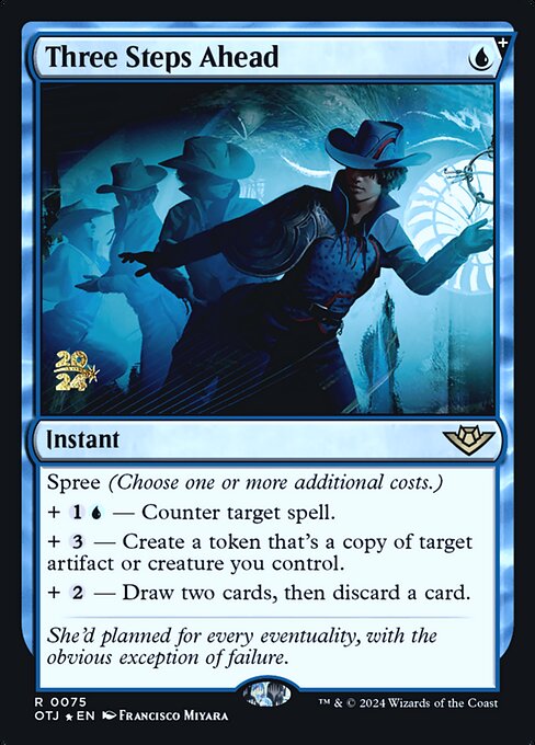 Three Steps Ahead · Outlaws of Thunder Junction Promos 75s/160