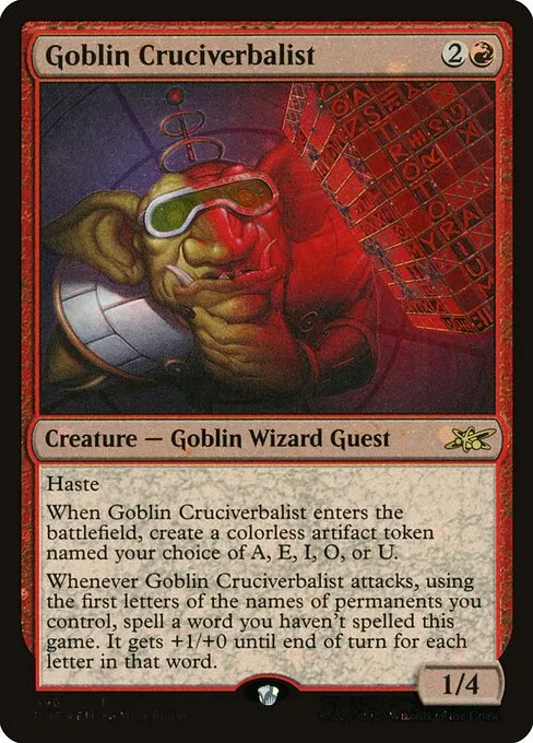 Goblin Cruciverbalist · Unfinity 396/639