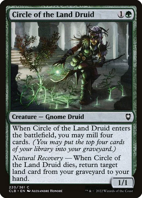 Circle of the Land Druid · Commander Legends: Battle for Baldur's Gate 220/936