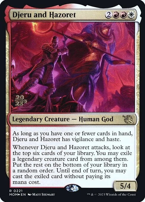 Djeru and Hazoret · March of the Machine Promos 221s/144