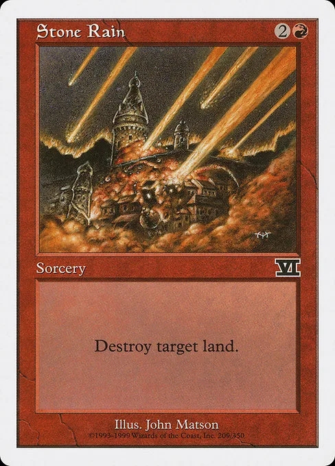 Stone Rain · Classic Sixth Edition 209/351