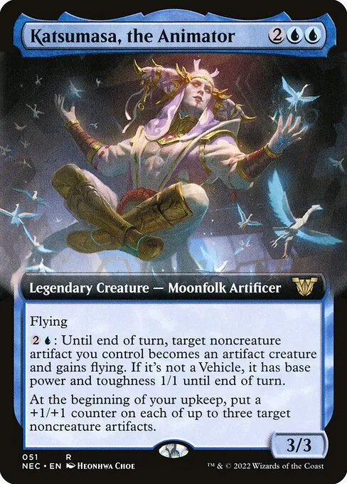 Katsumasa, the Animator · Neon Dynasty Commander 51/179
