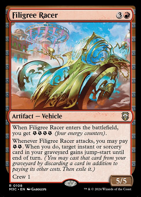 Filigree Racer · Modern Horizons 3 Commander 108/398