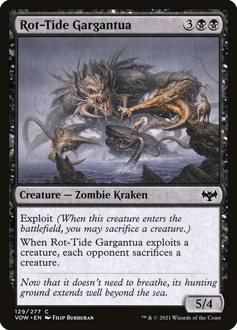 Rot-Tide Gargantua · Innistrad: Crimson Vow 129/423