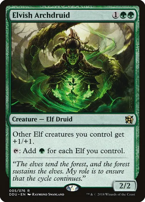 Elvish Archdruid · Duel Decks: Elves vs. Inventors 5/76