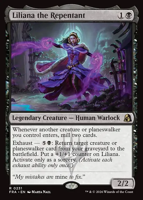 Liliana the Repentant · Reality Fracture 231/7