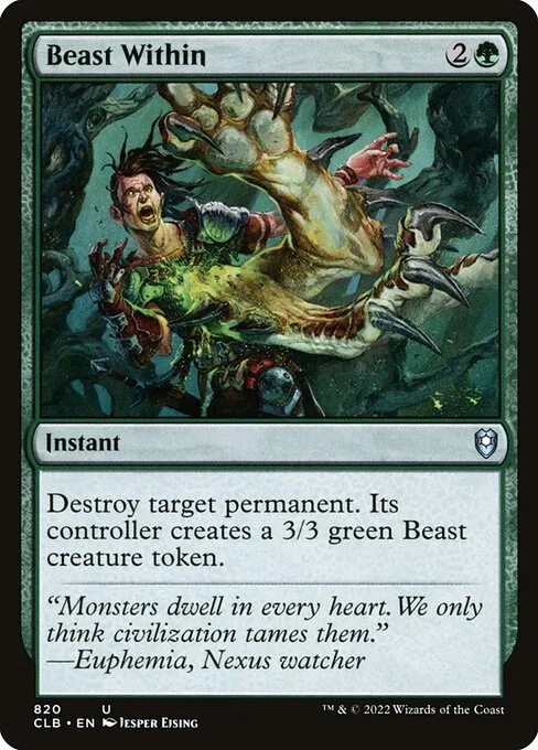 Beast Within · Commander Legends: Battle for Baldur's Gate 820/936