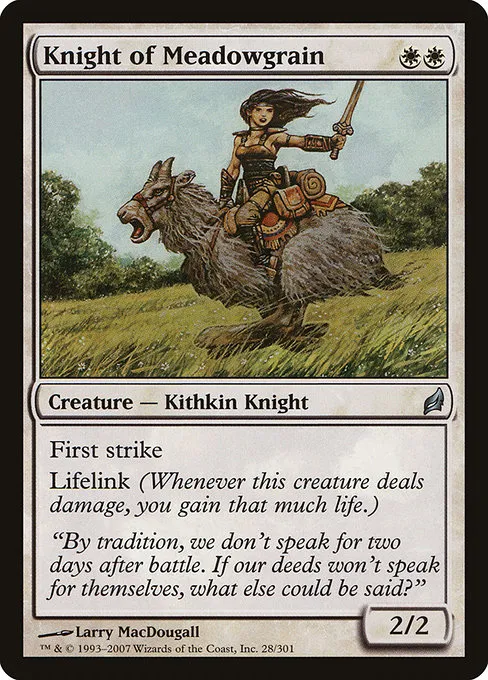 Knight of Meadowgrain · Lorwyn 28/301