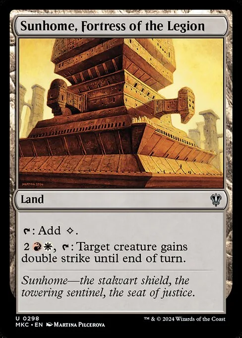 Sunhome, Fortress of the Legion · Murders at Karlov Manor Commander 298/358
