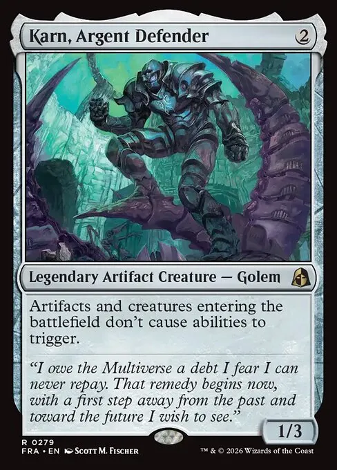 Karn, Argent Defender · Reality Fracture 279/7