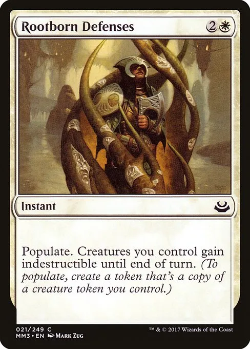 Rootborn Defenses · Modern Masters 2017 21/249
