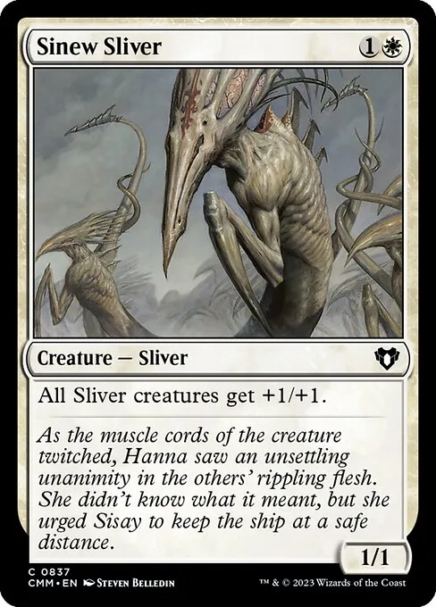 Sinew Sliver · Commander Masters 837/1067