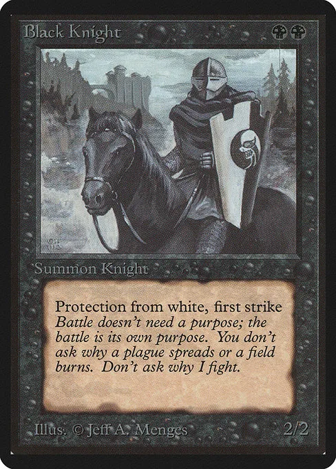 Black Knight · Limited Edition Beta 95/302