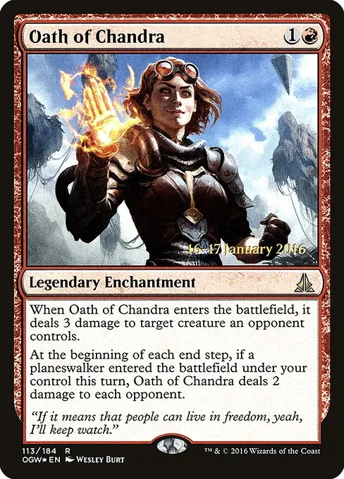 Oath of Chandra · Oath of the Gatewatch Promos 113s/65