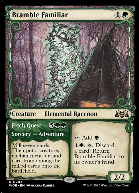 Bramble Familiar // Fetch Quest · Wilds of Eldraine 283/381