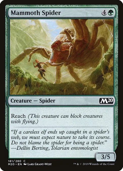 Mammoth Spider · Core Set 2020 181/346
