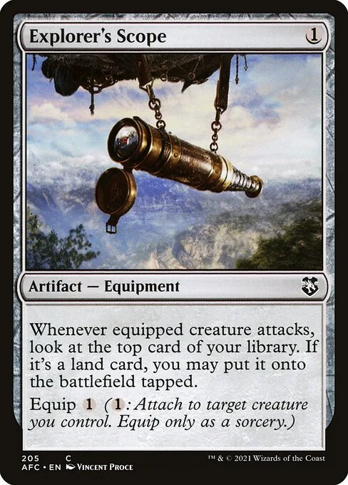 Explorer's Scope · Forgotten Realms Commander 205/331