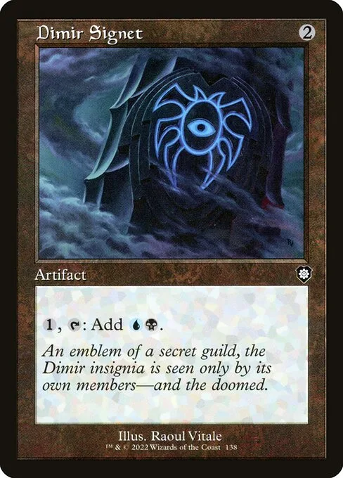 Dimir Signet · The Brothers' War Commander 138/209