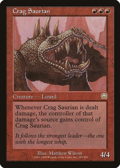 Crag Saurian · Mercadian Masques 185/350