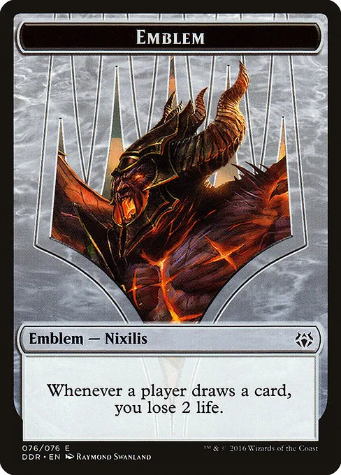 Ob Nixilis Reignited Emblem · Duel Decks: Nissa vs. Ob Nixilis 76/76