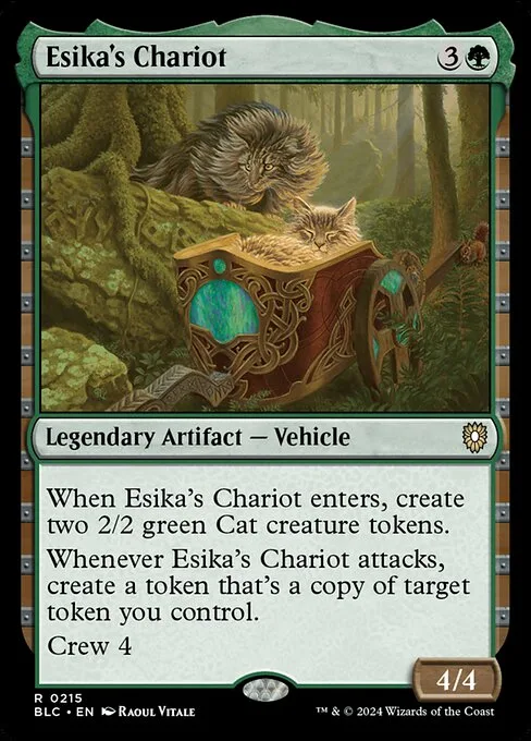 Esika's Chariot · Bloomburrow Commander 215/356