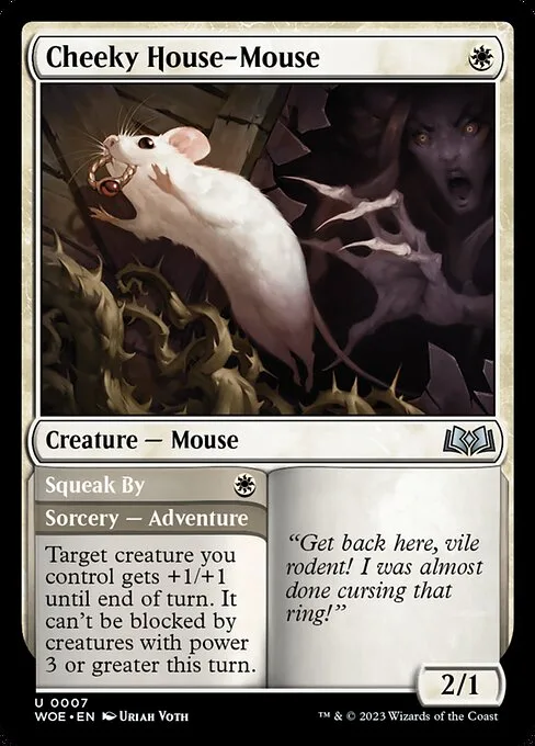 Cheeky House-Mouse // Squeak By · Wilds of Eldraine 7/381