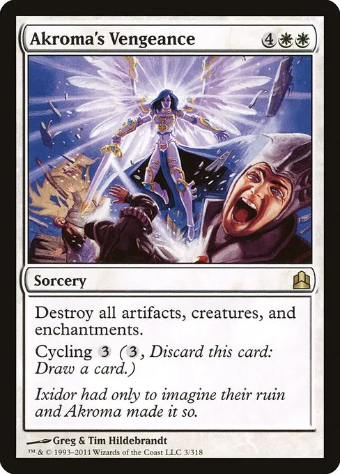 Akroma's Vengeance · Commander 2011 3/318