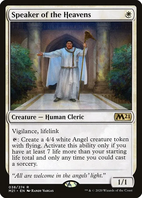 Speaker of the Heavens · Core Set 2021 38/397
