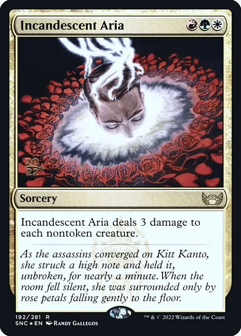 Incandescent Aria · Streets of New Capenna Promos 192s/161