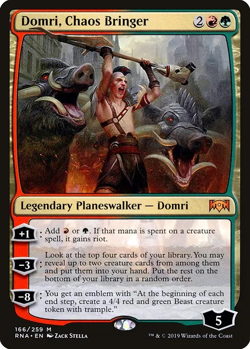 Domri, Chaos Bringer · Ravnica Allegiance 166/273