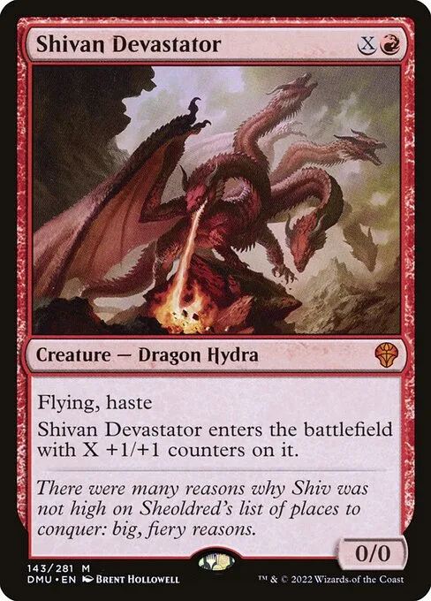 Shivan Devastator · Dominaria United 143/453