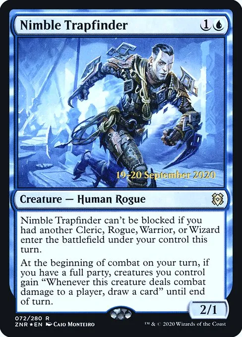 Nimble Trapfinder · Zendikar Rising Promos 72s/153