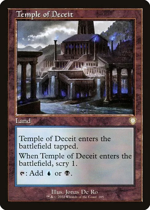 Temple of Deceit · The Brothers' War Commander 205/209