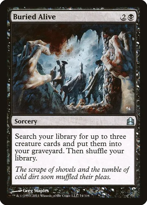 Buried Alive · Commander 2011 74/318